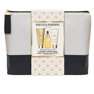 BAYLIS & HARDING SWEET MANDARIN & GRAPEFRUIT LUXURY WASH BAG SET