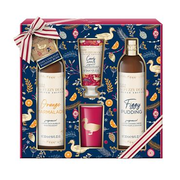 BAYLIS & HARDING THE FUZZY DUCK WINTER WONDERLAND CANDLELIT BATHING GIFT SET