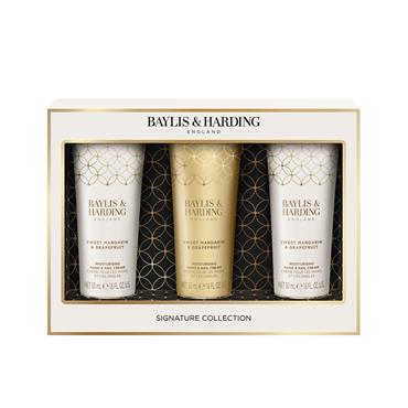 BAYLIS & HARDING SWEET MANDARIN AND GRAPEFRUIT INDULGENT HAND TRIO GIFT SET