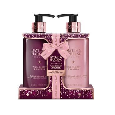 BAYLIS & HARDING WILD CHERRY & VANILLA LUXURY HAND CARE SET