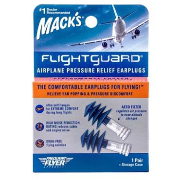 MACKS FLIGHTGAURD airplane pressure relief earplugs