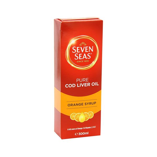 PURE COD LIVER OIL & ORANGE SYRUP 300ML CH Tralee Ireland