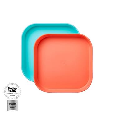 NUBY 2 BABY PLATES