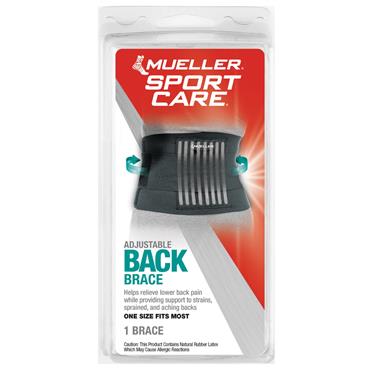 MUELLER SPORT CARE ADJUTABLE BACK BRACE ONE SIZE