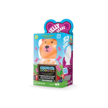 JELLY BEARS SUMMER BERRY FLAVOUR 60 BEARS