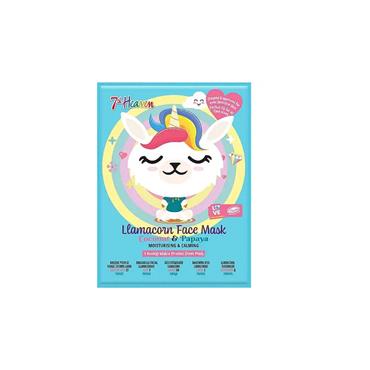 7TH HEAVEN LLAMACORN FACE MASK