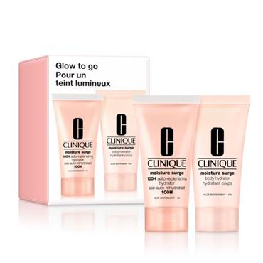 CLINIQUE MOISTURE SURGE HYDRATION TRAVEL SKINCARE SET
