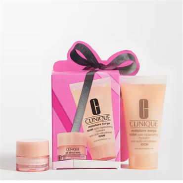 CLINIQUE MOISTURE SURGE HYDRATION AND EYE CARE TRAVEL GIFT SET