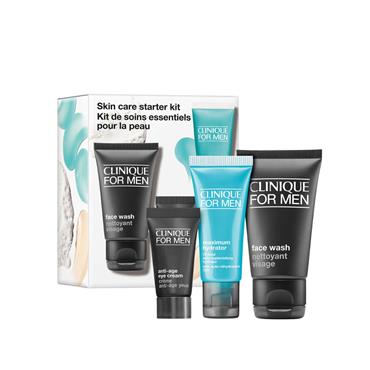 CLINIQUE FOR MEN HYDRATION SKINCARE STARTER TRAVEL SET