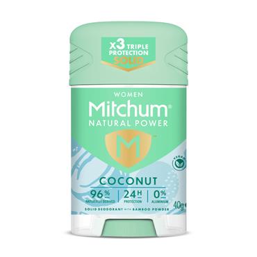 MITCHUM NATURAL POWER COCONUT STICK 40G