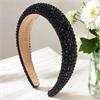 BLACK SPARKLE HAIRBAND