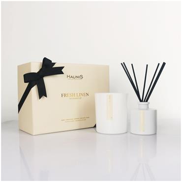 HAUNIS FRESH LINEN FRAGRANCE SET