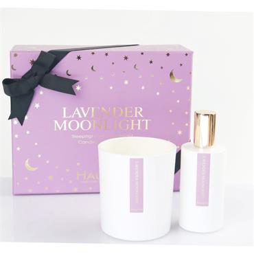HAUNIS LAVENDER MOONLIGHT SLEEPTIGHT WITH MOONLIGHT CANDLE AND PILLOW MIST