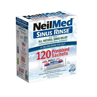 NEILMED SINUS RINSE 120 PREMIXED SACHETS