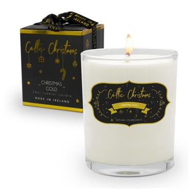 CHRISTMAS GOLD CANDLE