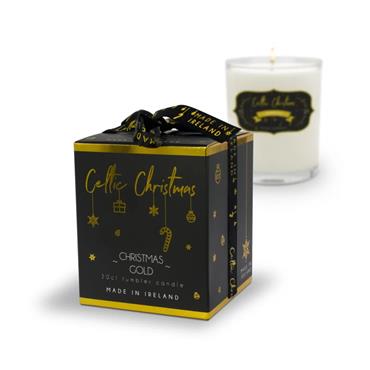 CHRISTMAS GOLD CANDLE