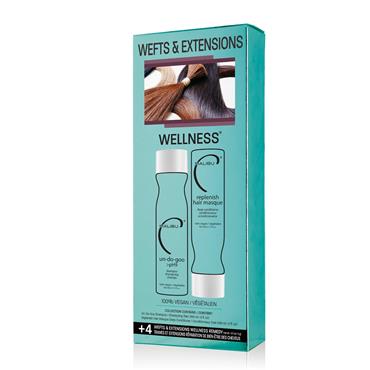 WEFTS & EXTENSIONS WELLNESS SHAMPOO & CONDITIONER DUO