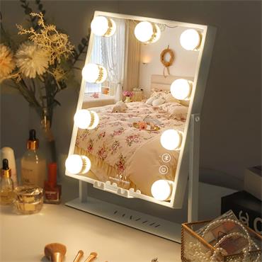 HOLLYWOOD MAKE UP MIRROR WHITE