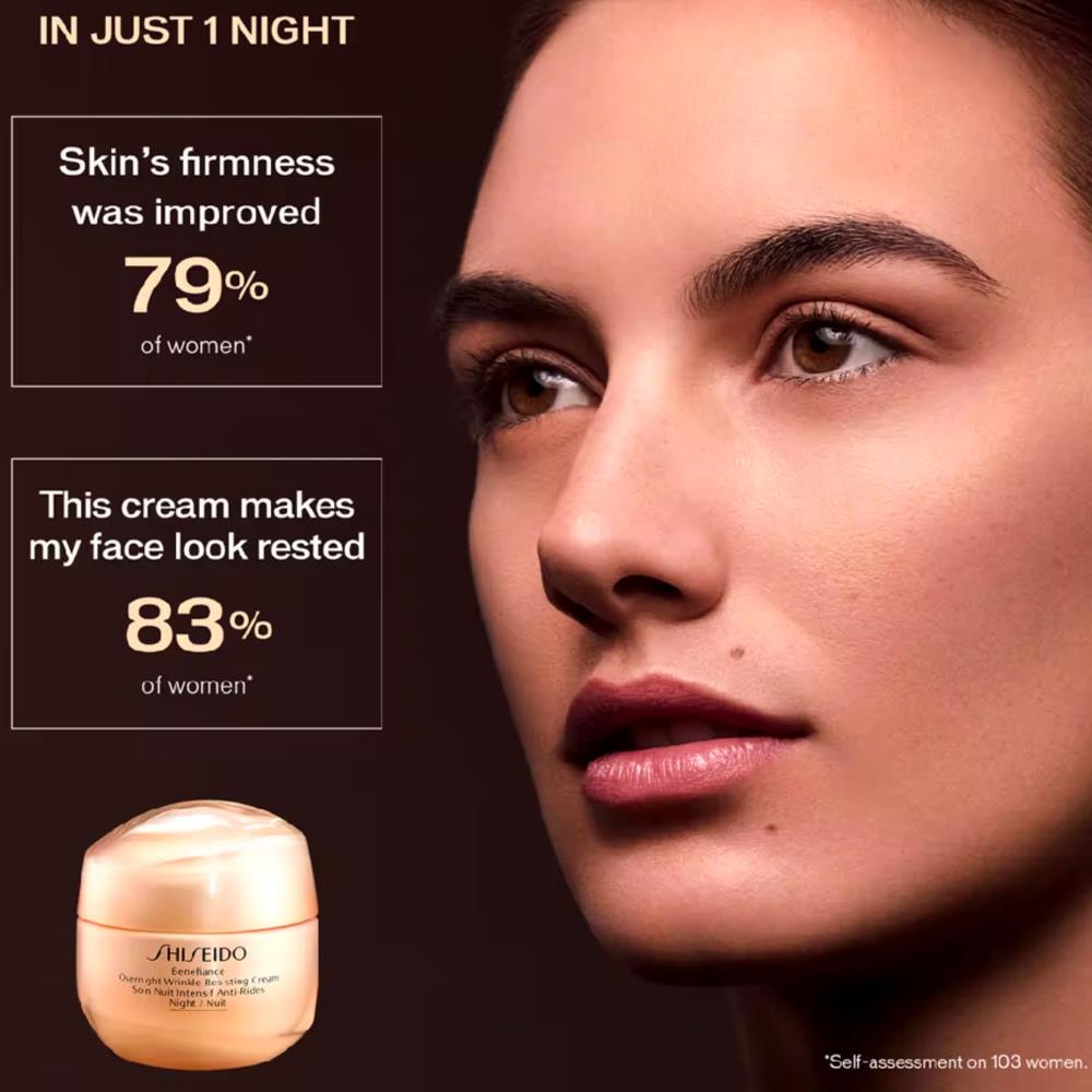 SHISEIDO BENEFIANCE OVERNIGHT WRINKLE RESISTING CREAM | CH Tralee | Ireland