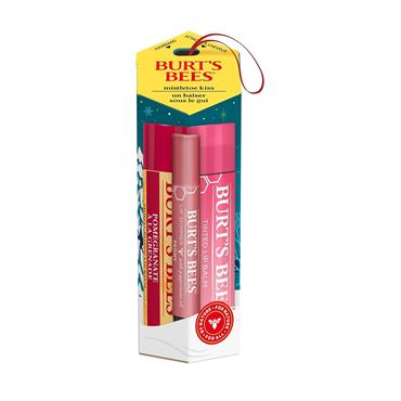 BURTS BEES MISTLETOE KISS PINK TRIO