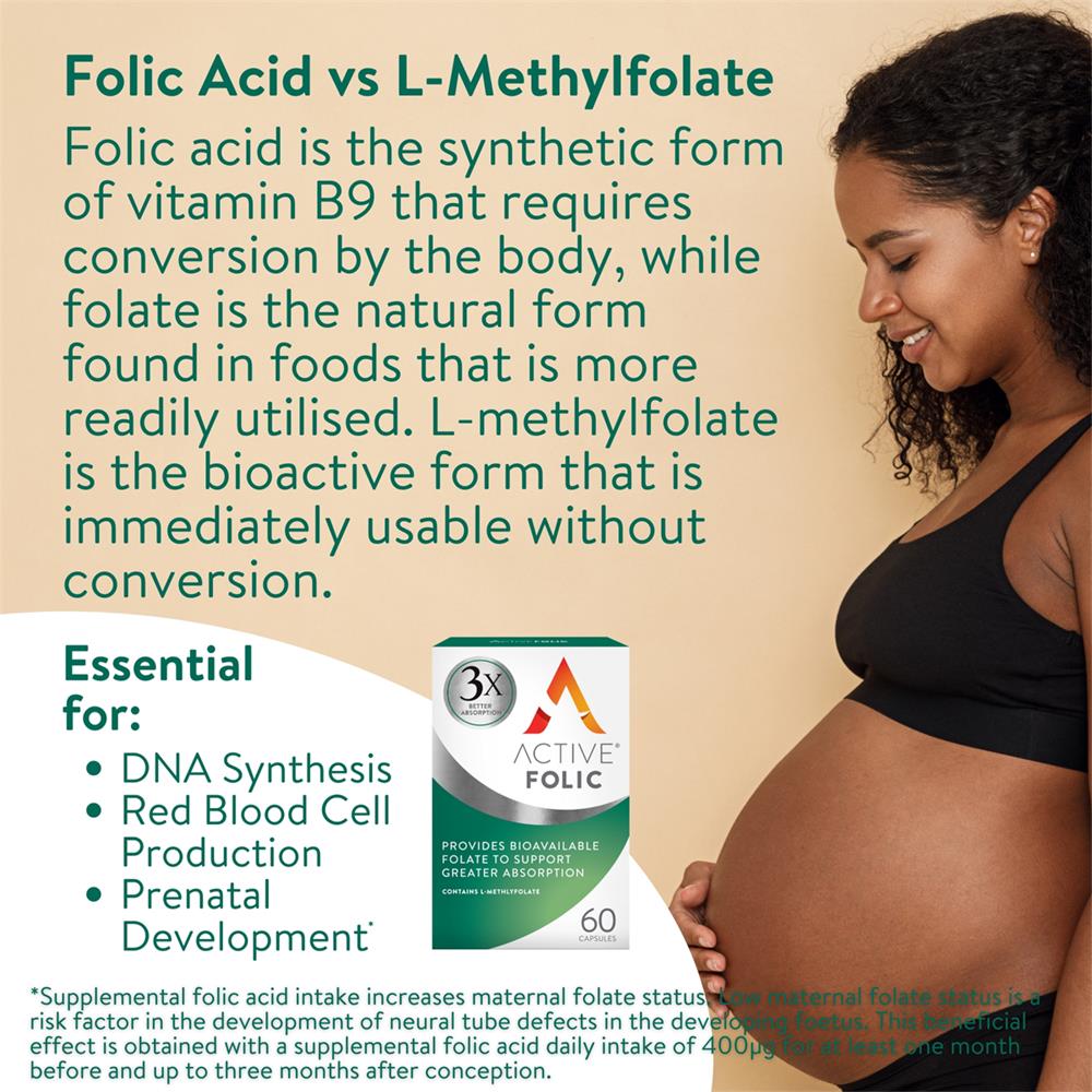 ACTIVE FOLIC 60 CAPSULES | CH Tralee | Ireland