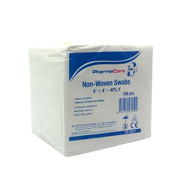 PHARMACARE NON WOVEN SWAPS 100 PIECES