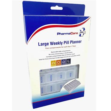 PHARMACARE LARGE WEEKLY PILL PLANNER