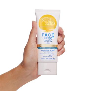 FACE SPF50+ TINTED - HYDRATING SUNSCREEN LOTION 75ML