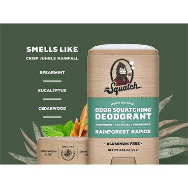 DR SQUATCH RAINFOREST RAPIDS DEODORANT 75G