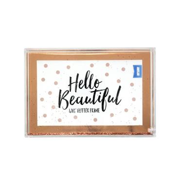 GLITTER FRAME 6X4 GOLD