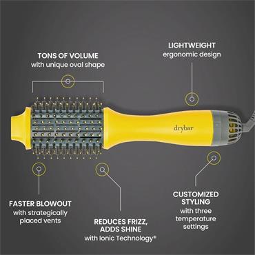 DRYBAR DOUBLE SHOT OVAL BLOW-DRYER BRUSH 6.1CM BARREL