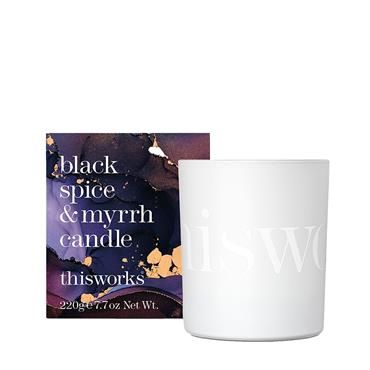 BLACK SPICE AND MYRRH CANDLE 220G