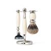 FAUX IVORY MACH 3 SHAVING SET