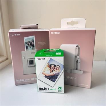 INSTAX LIPLAY+ SAND BEIGE BUNDLE