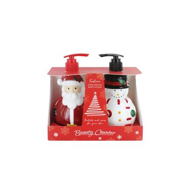 BEAUTY COUNTER FESTIVE HAND WASH AND BODY LOTION SET