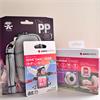 AGFAPHOTO DIGITAL COMPACT CAMERA REALISHOT DC8200 - PURPLE BUNDLE