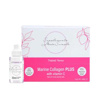 DR DOIREANN MARINE COLLAGEN PLUS VITAMIN C WITH FREE VITAMIN D BUNDLE