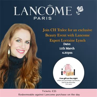 LANCOME EVENT TICKET