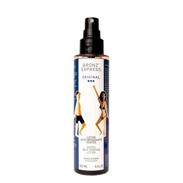 BRONZ EXPRES TINTED SELF-TANNING LOTION FACE AND BODY 150ML