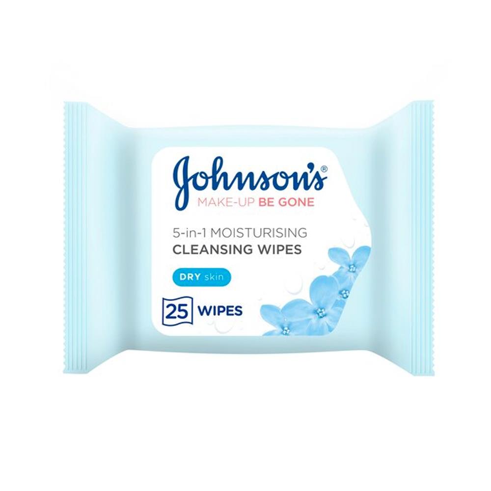JOHNSONS 5 IN 1 MOISTURISING CLEANSING WIPES FOR DRY SKIN CH Tralee