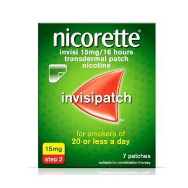 NICORETTE INVISIPATCH 15MG STEP 2 7 PATCHES