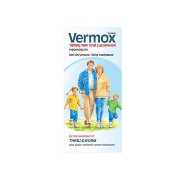JANSSEN VERMOX  MEBENDAZOLE 30ML