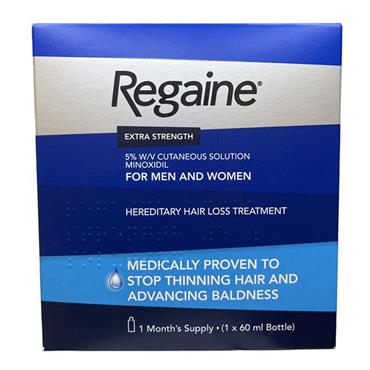 REGAINE EXTRA STRENGTH 5% 1 MONTH HEREDITARY HAIR LOSS TREATMENT