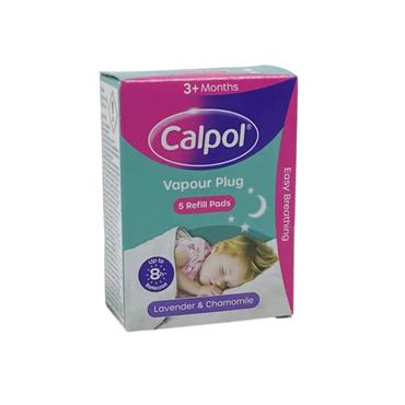CALPOL VAPOUR PLUG 5 REFILL PLUG LAVENDER & CHAMOMILE