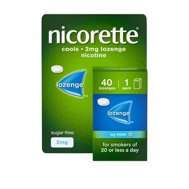 NICORETTE 40 LOZENGES ICY MINT