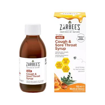 ZARBEES ADULT COUGH AND SORE THROAT SYRUP
