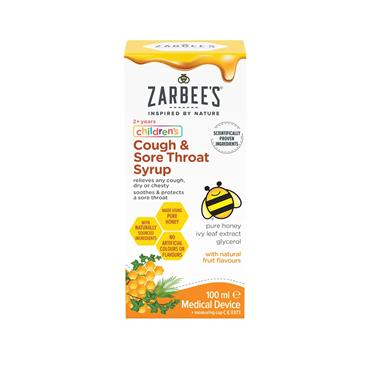ZARBEES CHILDRENS COUGH AND SORE THROAT SYRUP 200ML
