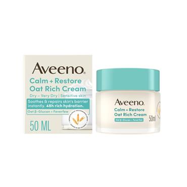 AVEENO CALM + RESTORE OAT RICH CREAM 50ML