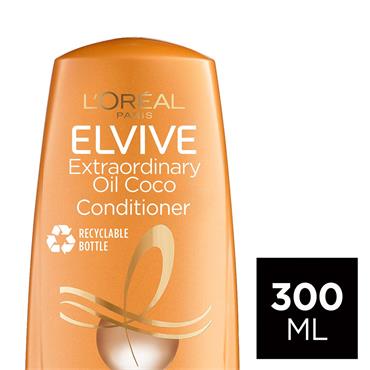 ELVIVE EXTRAORDINARY OIL COCO CONDITIONER 300ML FINE, DRY HAIR