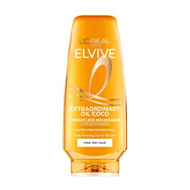 ELVIVE EXTRAORDINARY OIL COCO CONDITIONER 300ML FINE, DRY HAIR